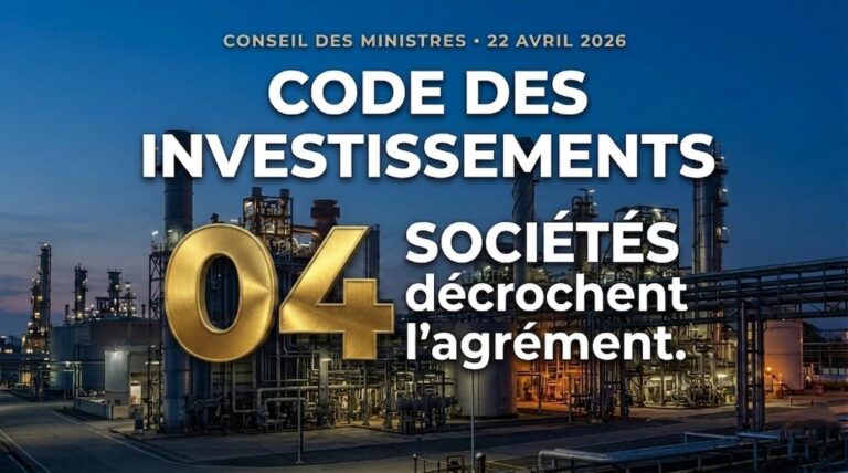 Impulsion industrielle au bénin : quatre nouvelles entreprises bénéficient d&rsquo;avantages fiscaux