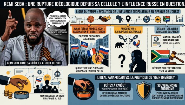 Kemi Seba et la remise en question de l&rsquo;influence russe : un tournant pour la souveraineté africaine