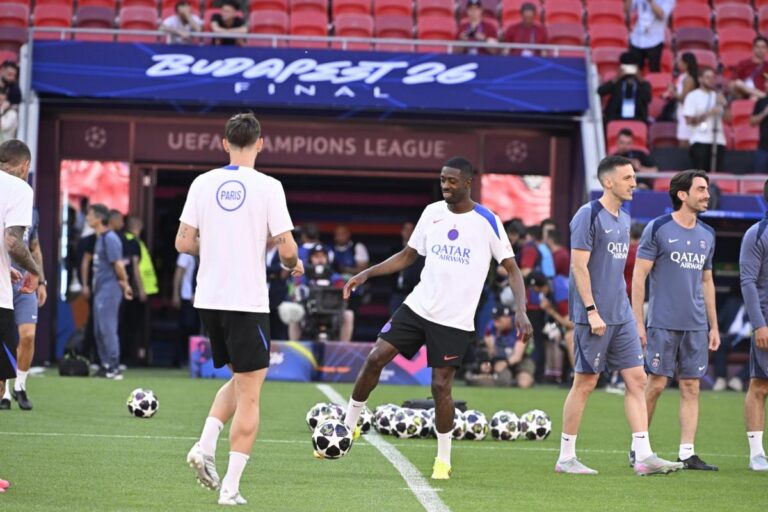 Ousmane Dembélé rassure le Paris Saint-Germain avant le choc contre Arsenal en finale de la Ligue des champions