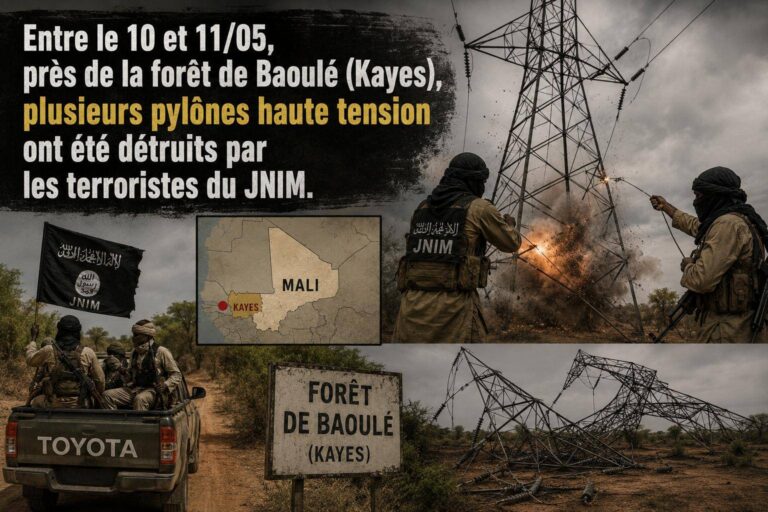 Mali : Bamako plongée dans l&rsquo;obscurité après des attaques terroristes sur les pylônes électriques