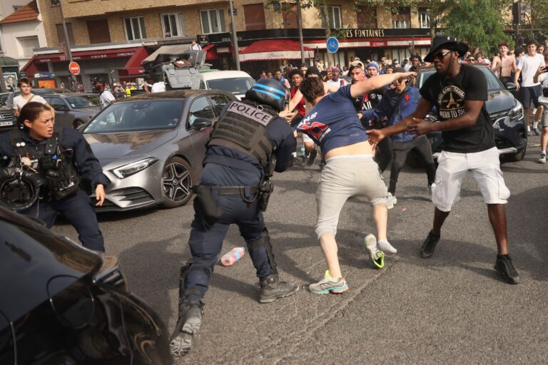 Vive tension à la porte de Saint-Cloud pour la finale de la Ligue des champions