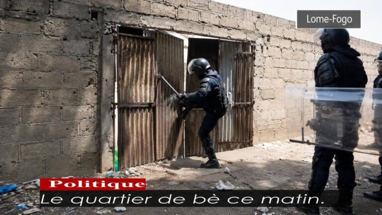 Togo : l&rsquo;armée togolaise face à la violence illégale dans les foyers