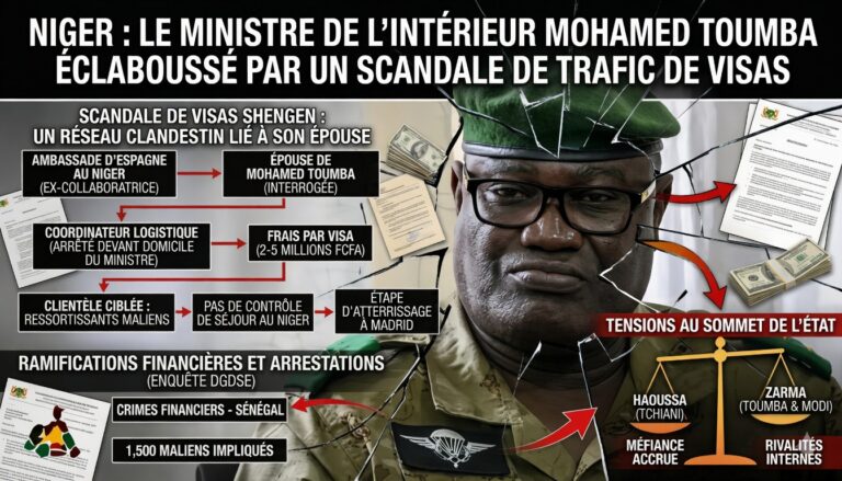Allégations de trafic de visas au Niger : le ministre de l&rsquo;Intérieur sous pression