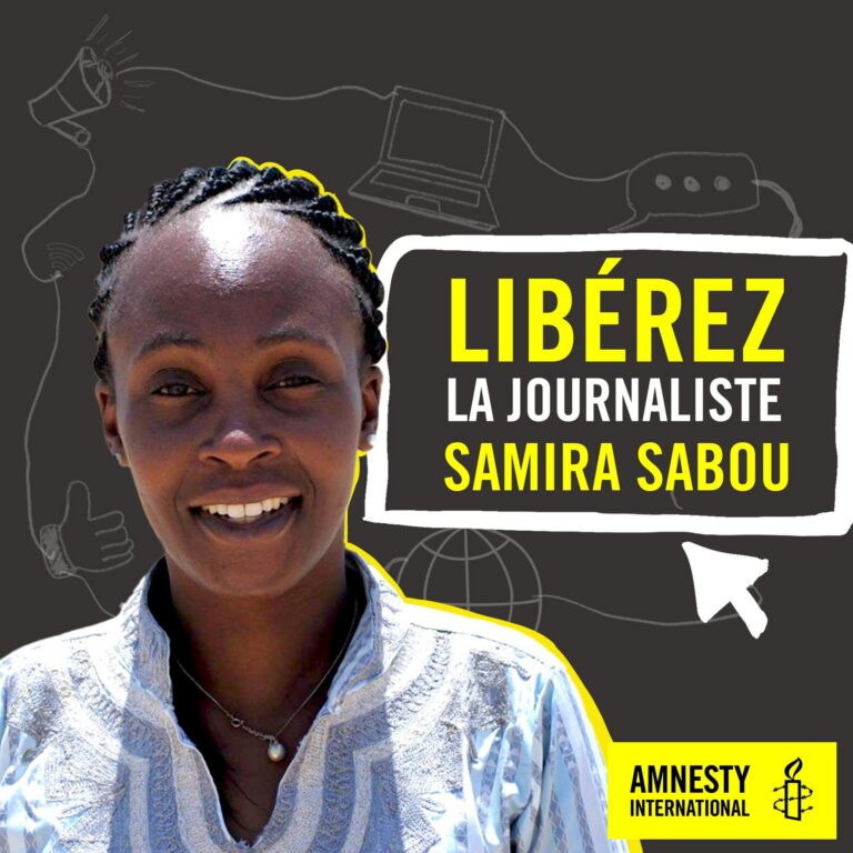 Niger : Amnesty International exige la libération de Samira Sabou