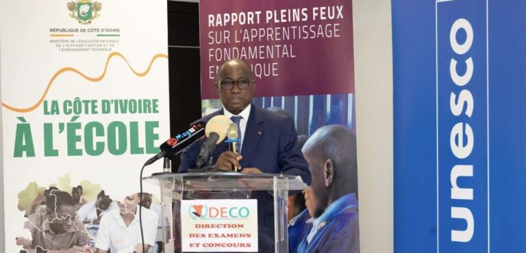 Politique éducative en Côte d&rsquo;Ivoire : le projet «pleins feux» booste l&rsquo;école ivoirienne