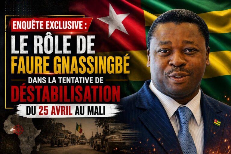 Le jeu trouble de Faure Gnassingbé : orchestrateur de la déstabilisation au Mali ?