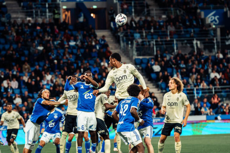 L&rsquo;AS Monaco s&rsquo;incline face à Strasbourg au terme d&rsquo;un match fou