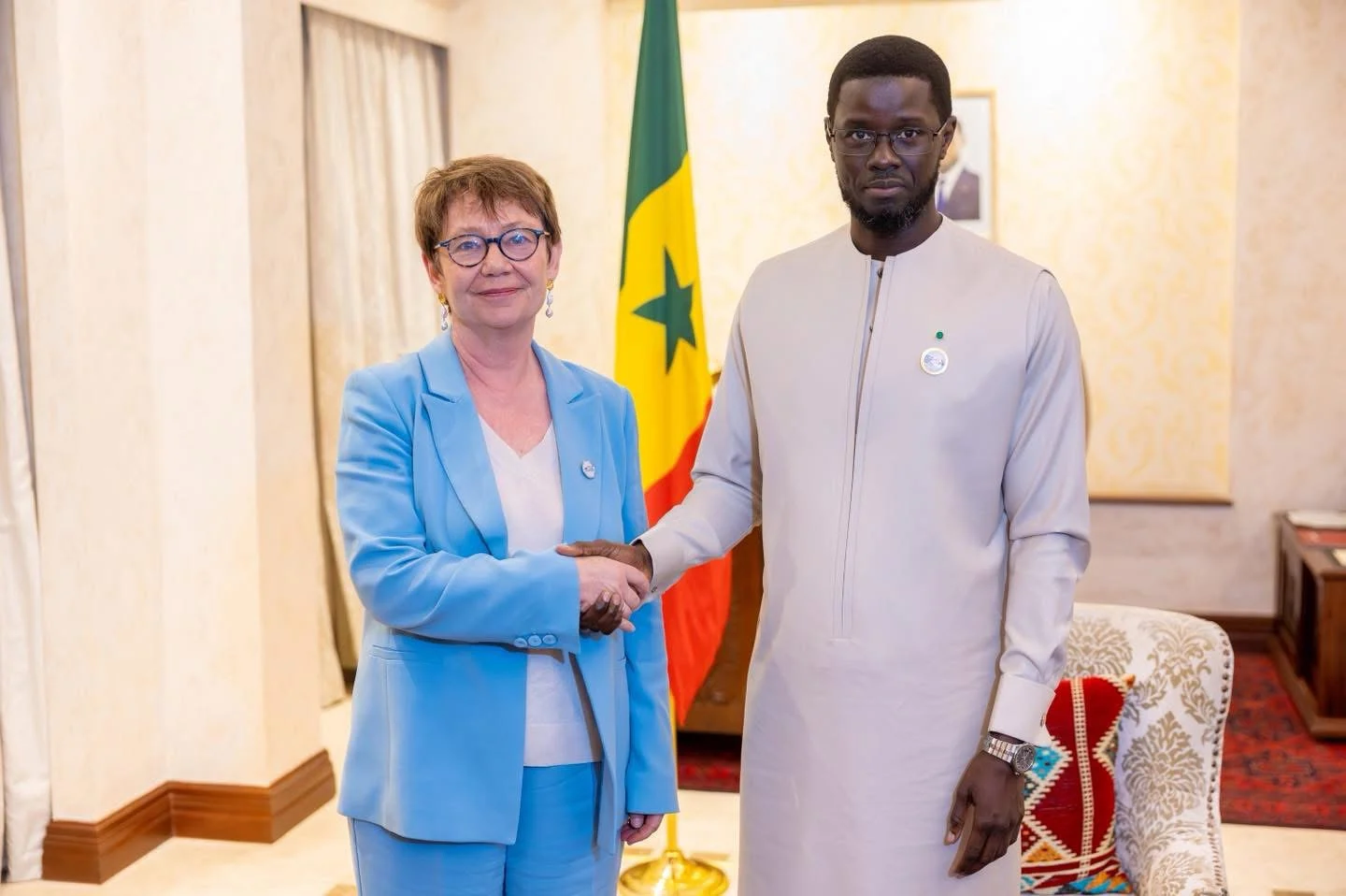 Rencontre entre Bassirou Diomaye Faye et la BERD pour renforcer la coopération économique