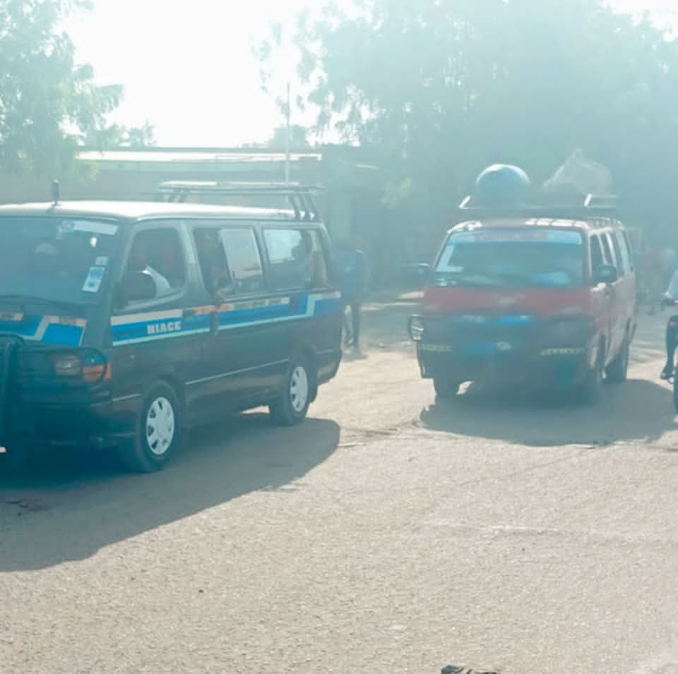 arrêts de minibus à N'Djamena, Tchad