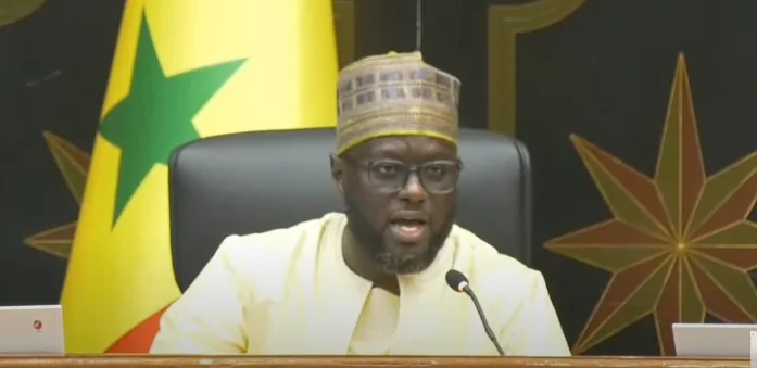 El Malick Ndiaye lors d'une séance plénière à l'Assemblée nationale du Sénégal