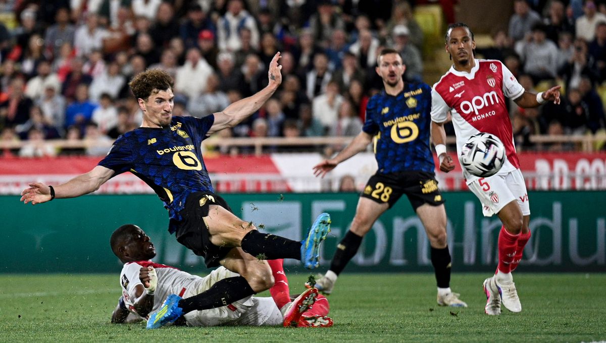 action de football en Ligue 1