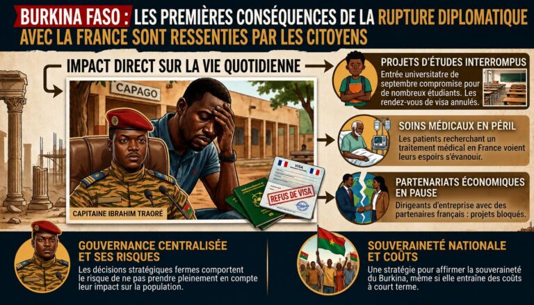 Rupture avec Paris : les premières répercussions sur les Burkinabè