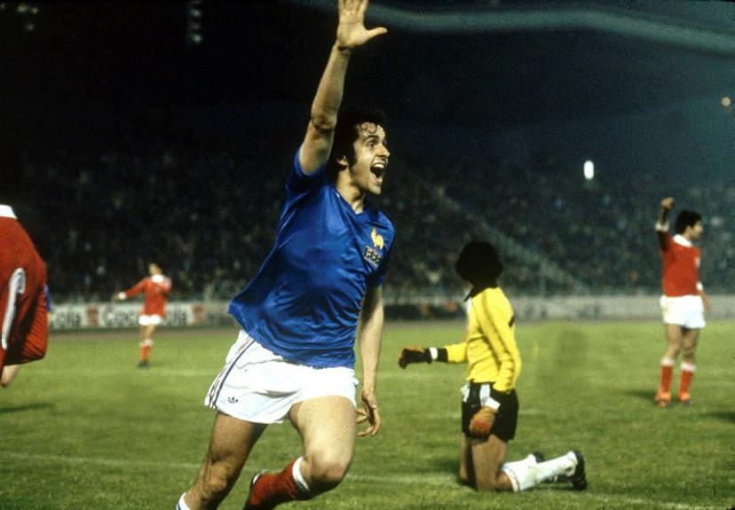 Michel Platini a ouvert le score contre la Tunisie en 1978. (L'Equipe)