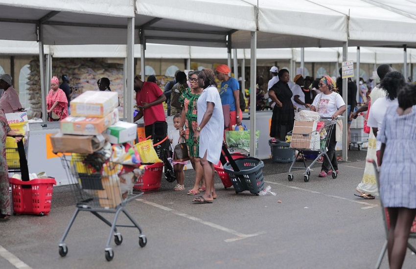 supermarché géant au Gabon