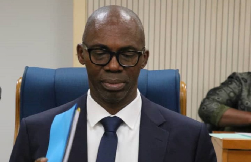 Thierry Minko s'exprime à l'Assemblée nationale gabonaise