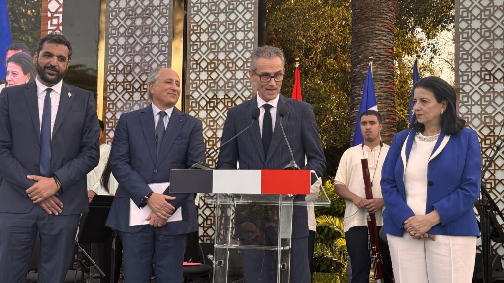 Célébration de la Fête nationale française à Rabat en présence de l'ambassadeur Philippe Lalliot