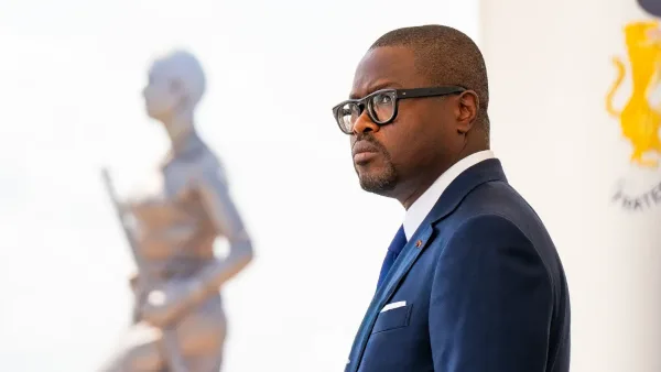 Le président de la République du Bénin, Romuald Wadagni, lors d’un événement officiel