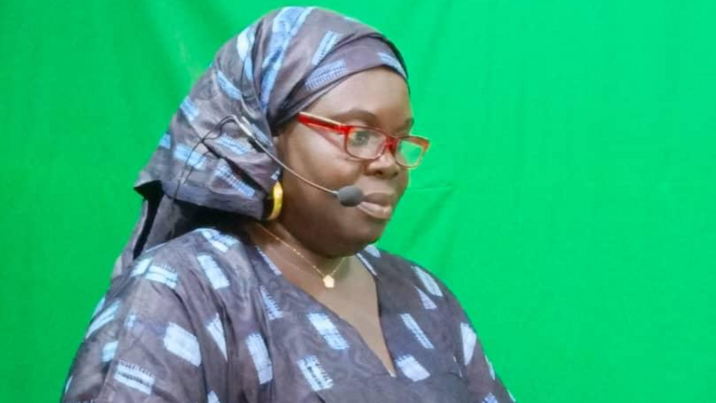 Mariama Sonko, présidente du mouvement panafricain Nous sommes la solution, lors d'un événement au Togo en juillet 2026.