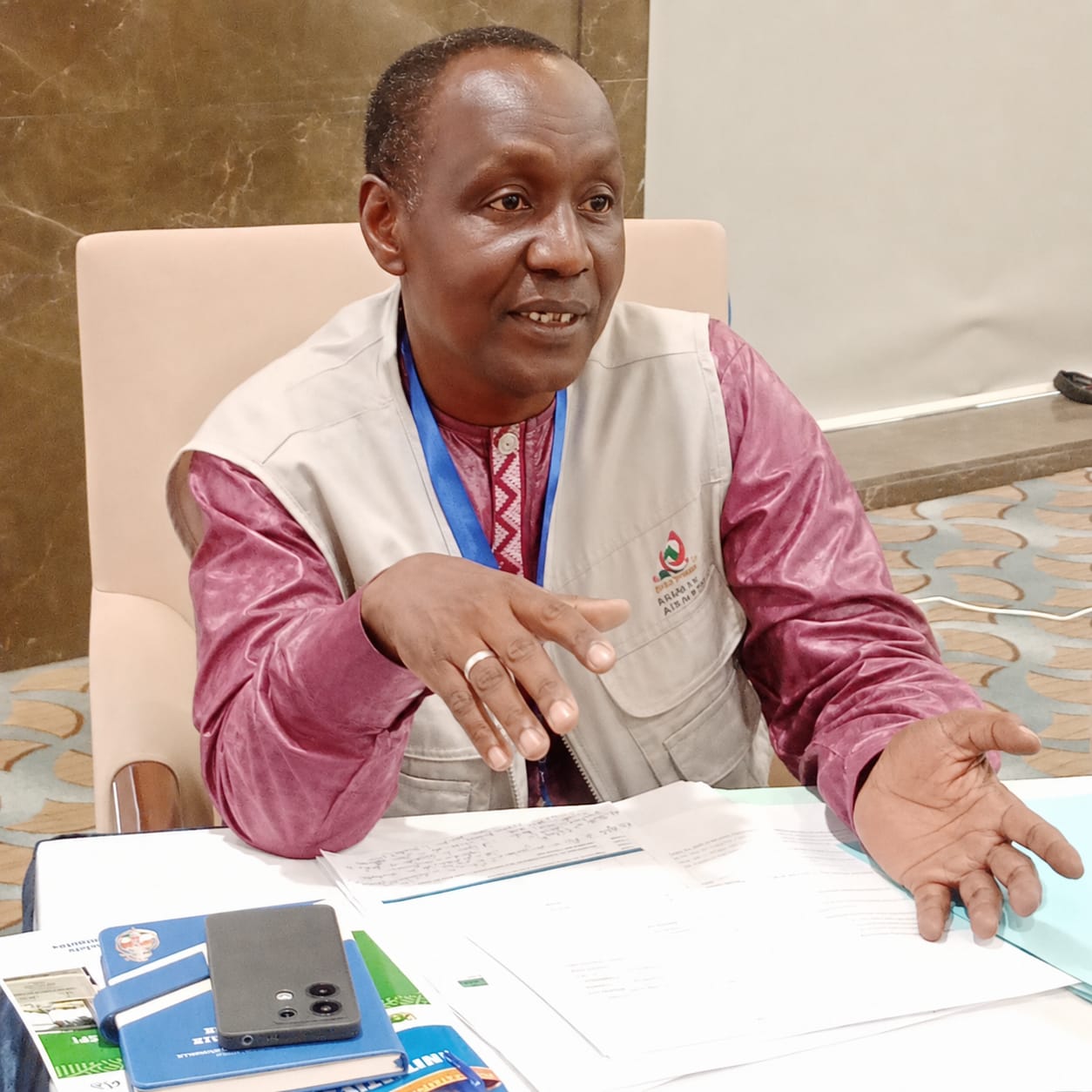 Portrait de Boubacar Hamidou, responsable à la HACP