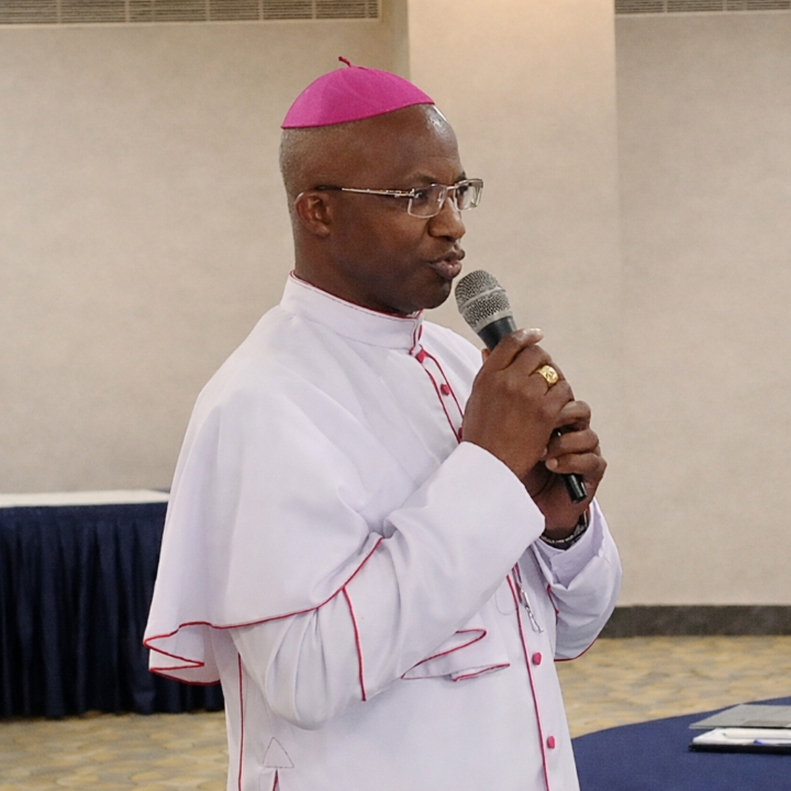 Portrait de Monseigneur Laurent Lompo, président de l'Initiative Sahel pour la Paix