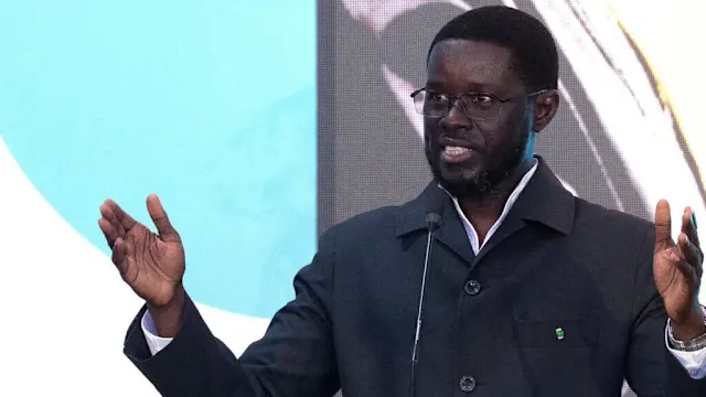 Le président Bassirou Diomaye Faye lors de la présentation de son nouveau parti politique