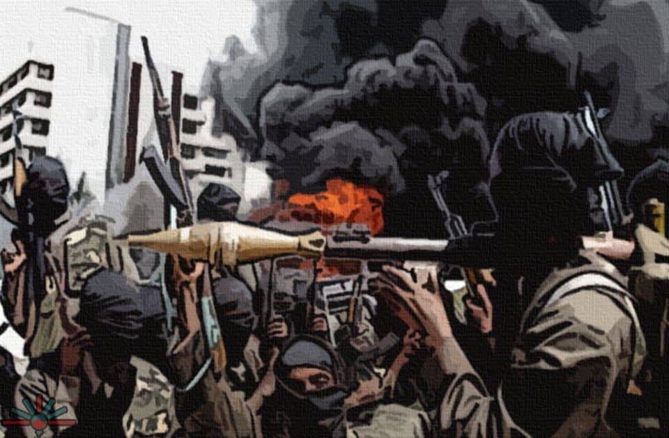 Combattants de Boko Haram en formation