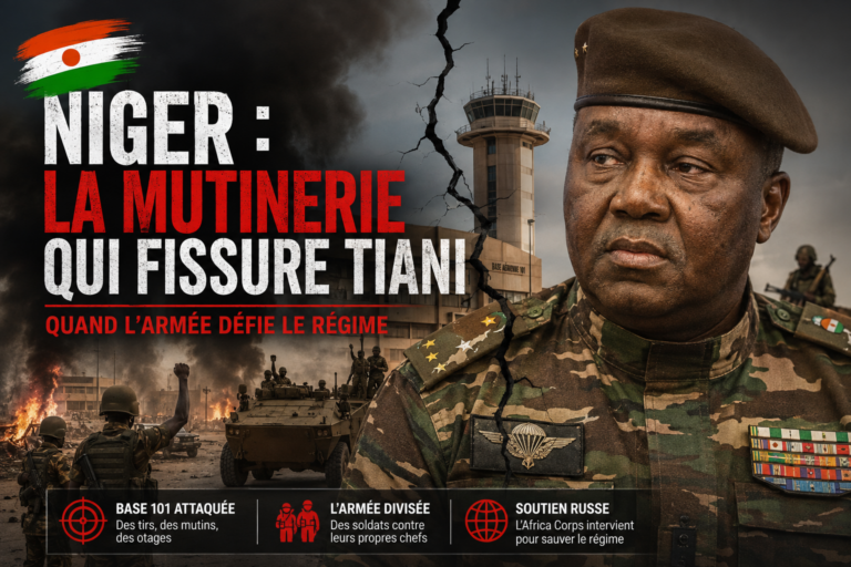 Niger : la crise qui ébranle le pouvoir de Tiani après la mutinerie militaire