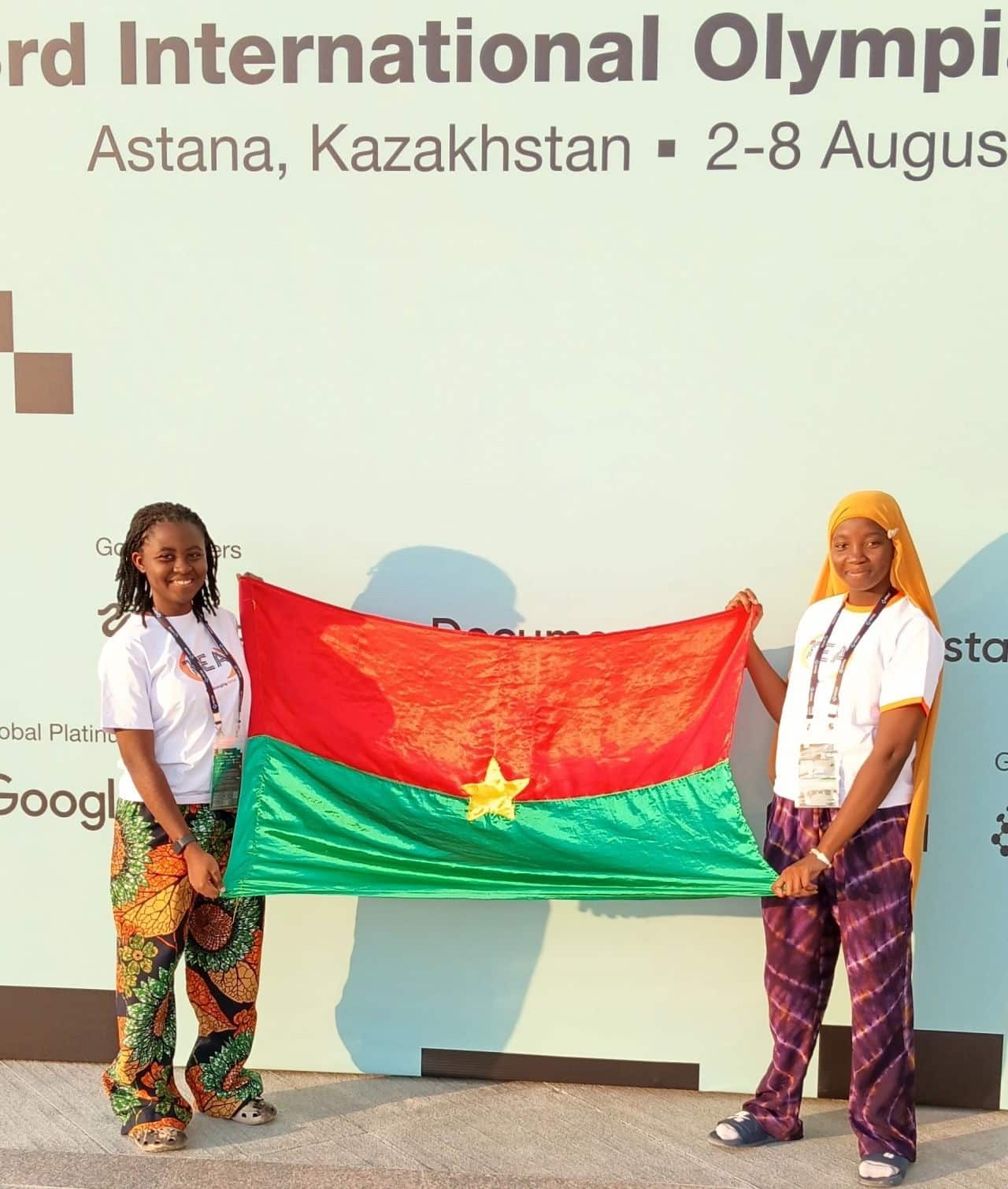 Pascaline Lompo et Madina Toé, les deux représentantes du Burkina Faso en IA