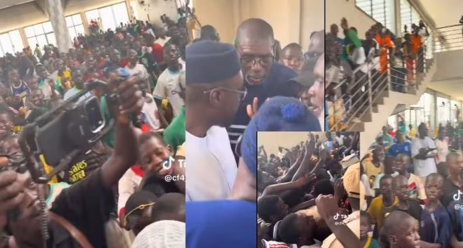 mobilisation à Koki : Ousmane Sonko bloqué par une foule enthousiaste à Louga mobilisation à Koki : Ousmane Sonko bloqué par une foule enthousiaste à Louga