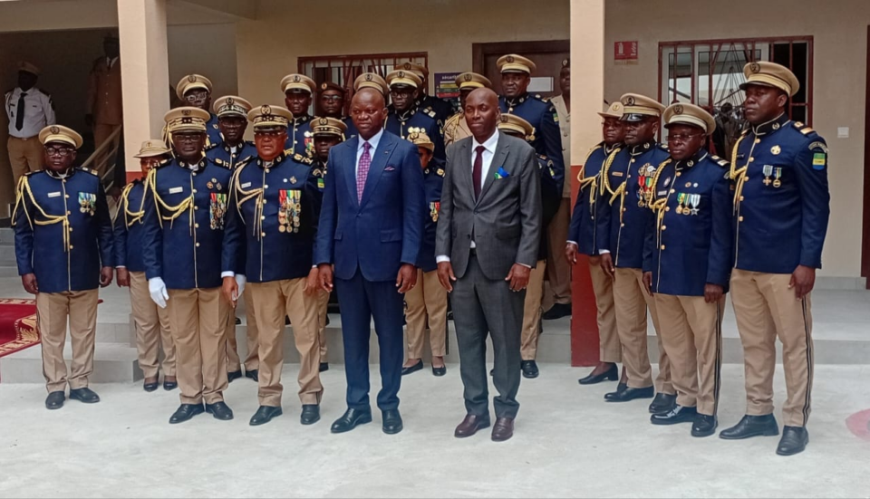 Inauguration du nouveau bâtiment de la Sécurité pénitentiaire au Gabon