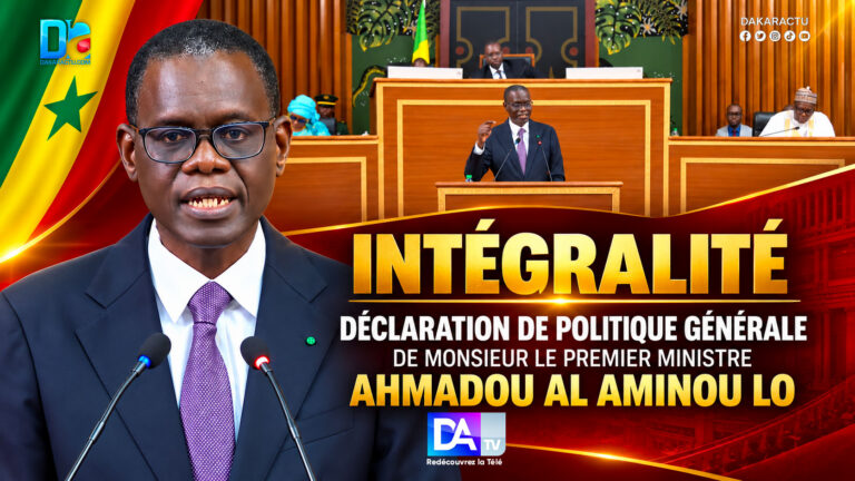 « Rien ne change, le cap sera maintenu » : Ahmadou Alhaminou Lo dévoile sa feuille de route devant les députés