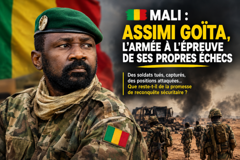 Mali : la stratégie d&rsquo;assimi goïta à l&rsquo;épreuve des revers militaires face aux groupes armés