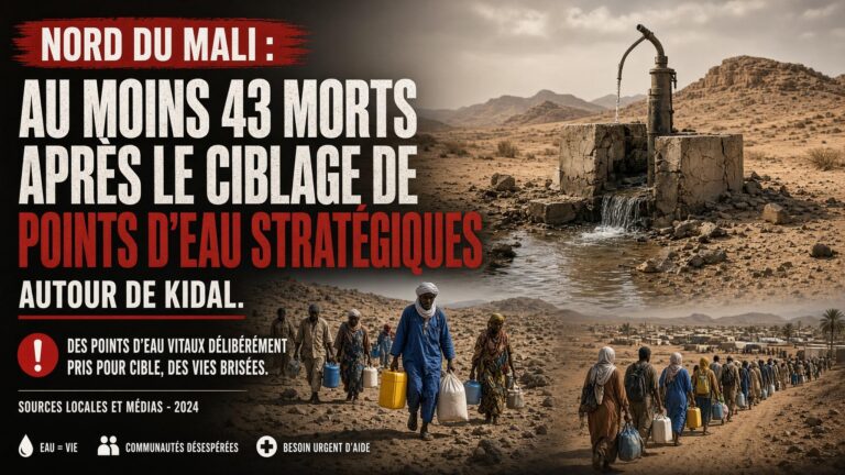 Kidal : pourquoi la destruction des puits menace-t-elle la survie des communautés nomades du nord du Mali ?
