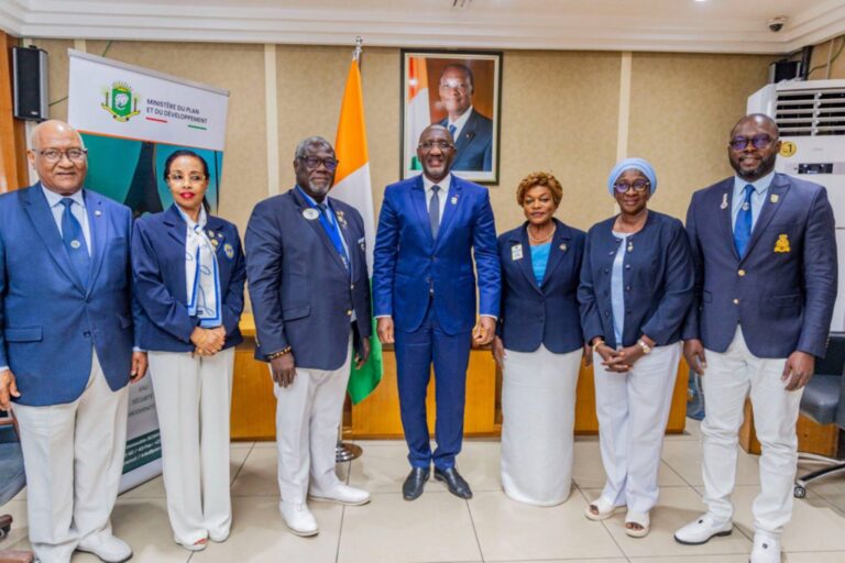 Visite officielle du gouverneur du Lions Club International en Côte d&rsquo;Ivoire pour le PND 2026-2030