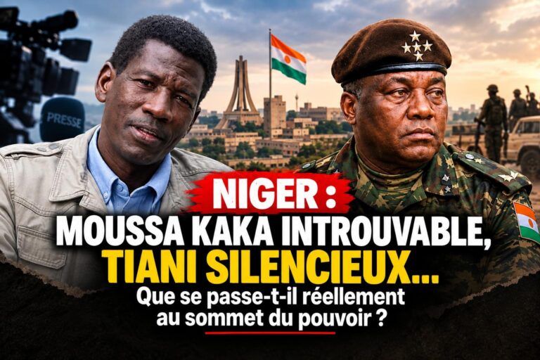 Niger : disparition de Moussa Kaka et silence de Tiani, le sommet du pouvoir en zone d&rsquo;ombre