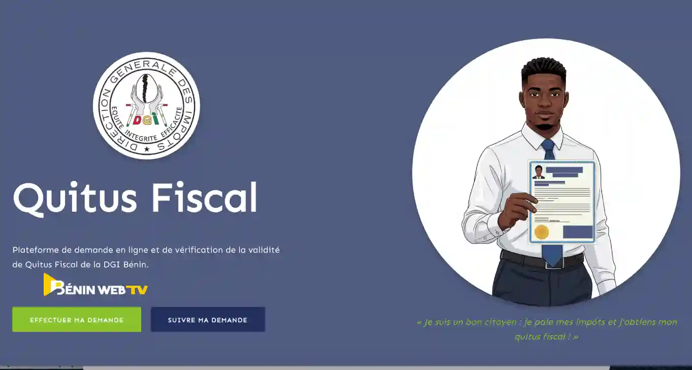 Plateforme fiscale en ligne au Bénin