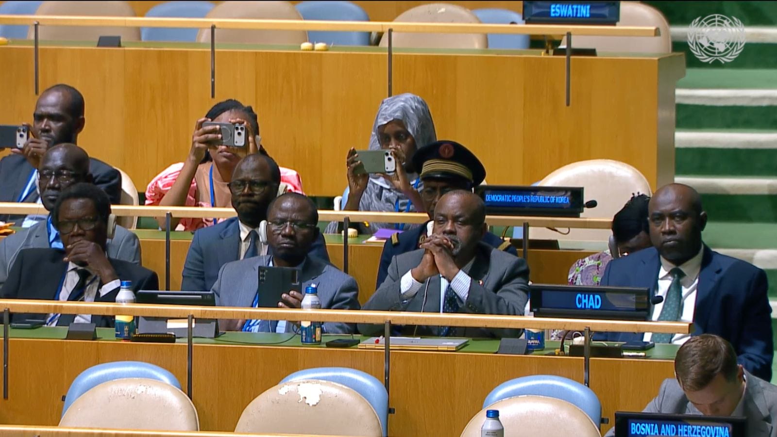 Illustration de la prise de parole du Tchad à l'ONU