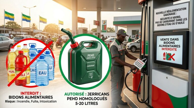 Sécurité ou fardeau supplémentaire : que change vraiment la fin des bidons alimentaires dans les stations-service au Gabon ?
